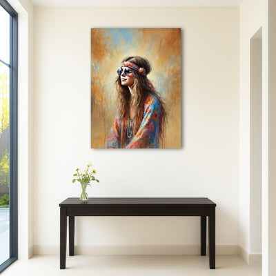 AUTO-MOCKUP ROOM | A Hippie Woman