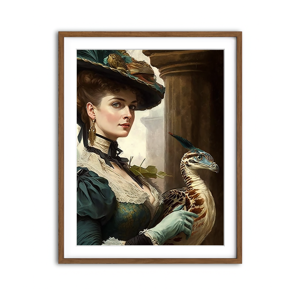 Framed Print 3x4 Walnut