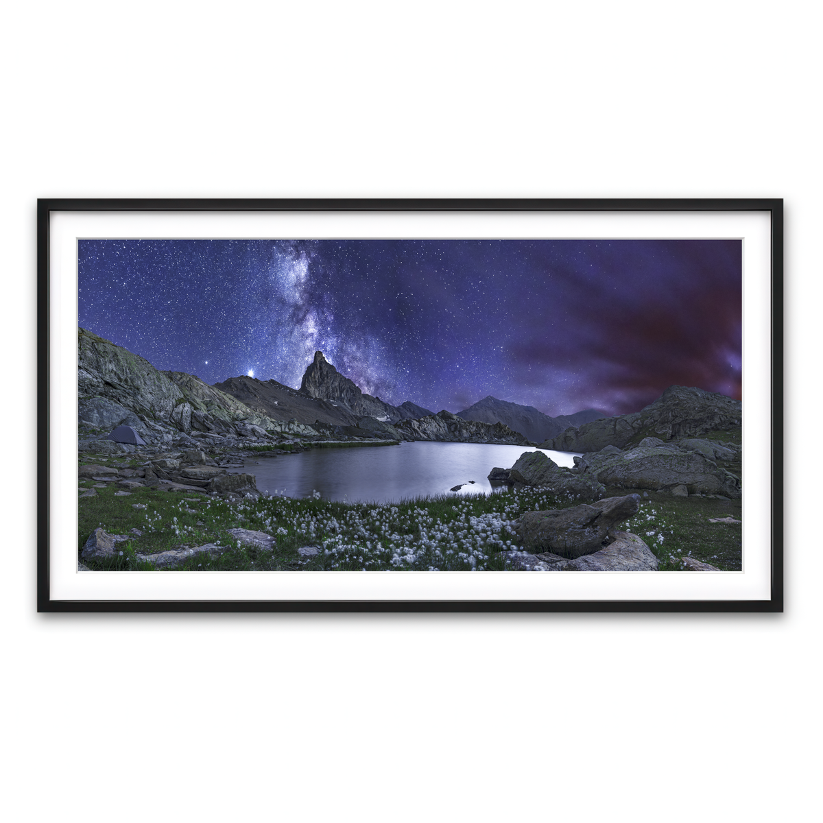 Framed Print 2x1 Black