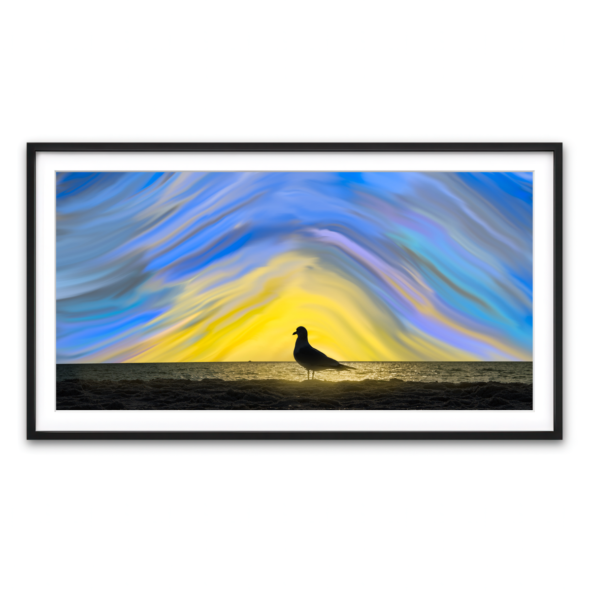 Framed Print 2x1 Black