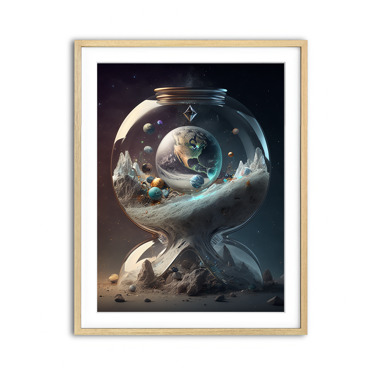 Framed Print 3x4 Natural