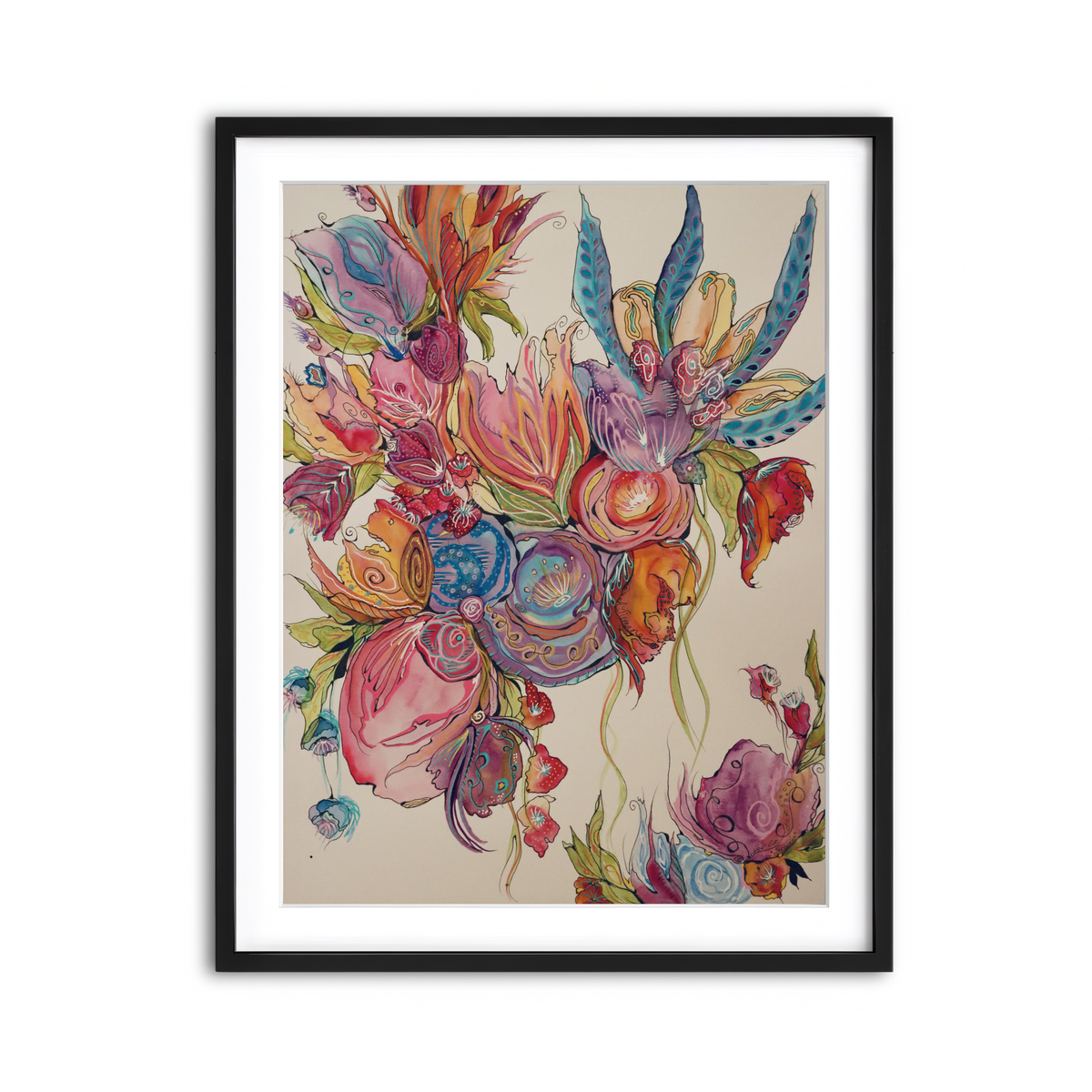 Framed Print 3x4 Black