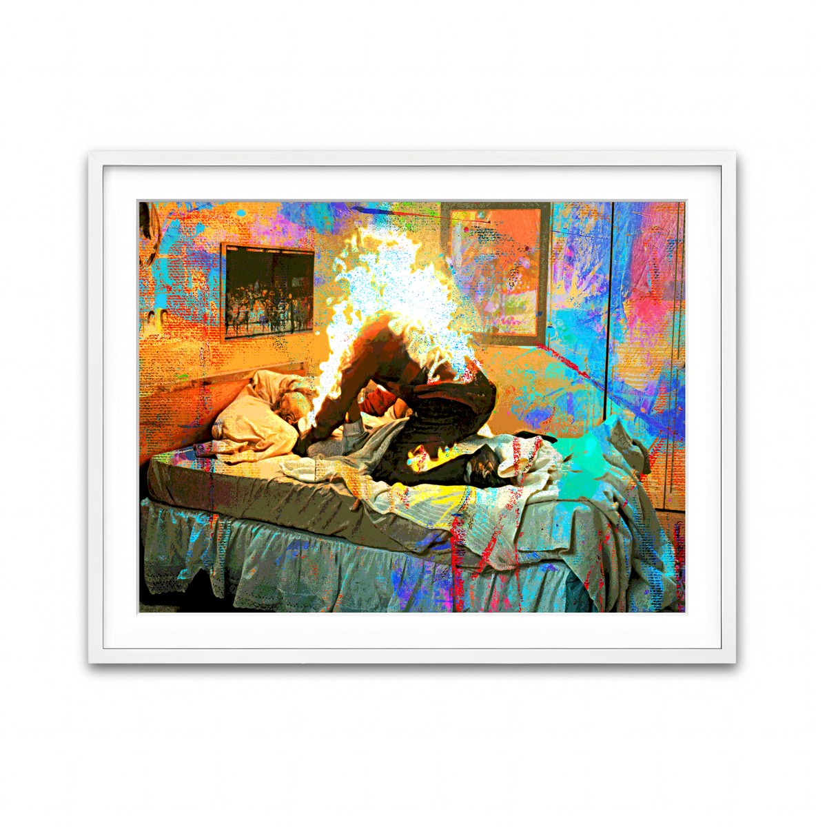 Framed Print 4x3 White