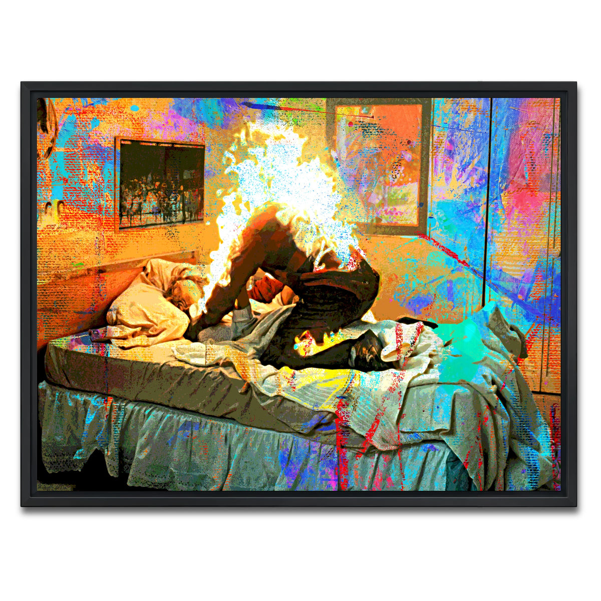 AUTO-MOCKUP WHITE | A Nightmare on Elm Street | 1 Piece | Black Framed Canvas | group=4x3