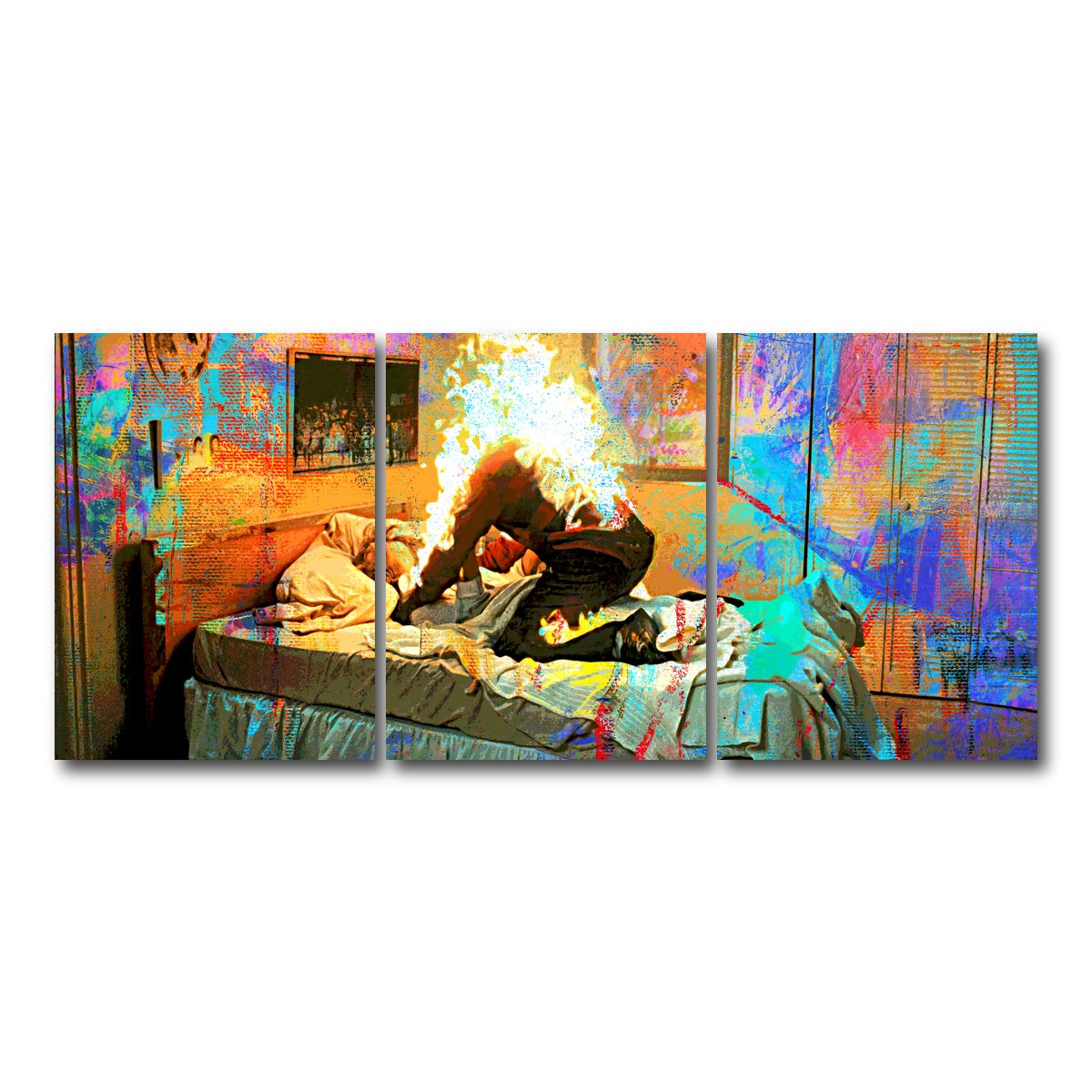 AUTO-MOCKUP WHITE | A Nightmare on Elm Street | 3 Piece | Gallery Wrap Canvas | group=18x24