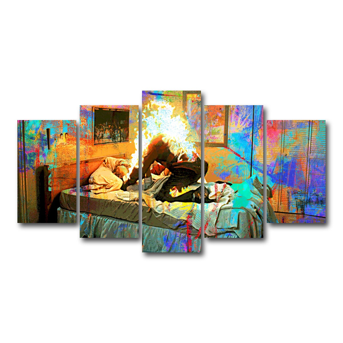 AUTO-MOCKUP WHITE | A Nightmare on Elm Street | 5 Piece | Gallery Wrap Canvas | group=5_normal