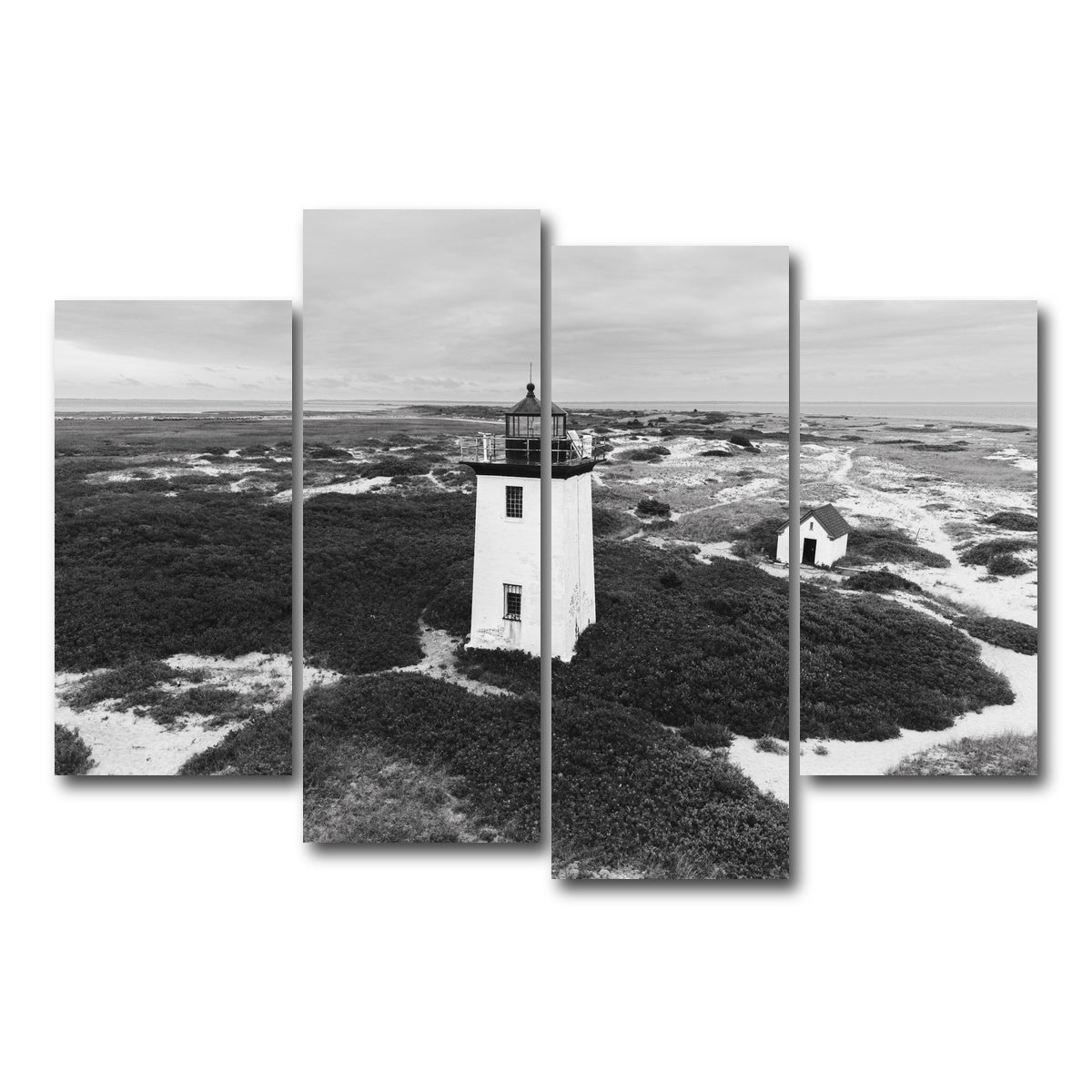 AUTO-MOCKUP WHITE | A Quiet Arrangement | 4 Piece | Gallery Wrap Canvas | group=4_short