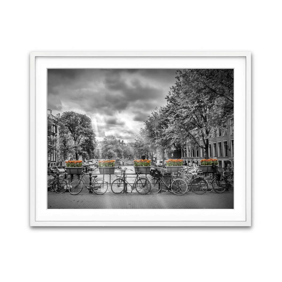 Framed Print 4x3 White