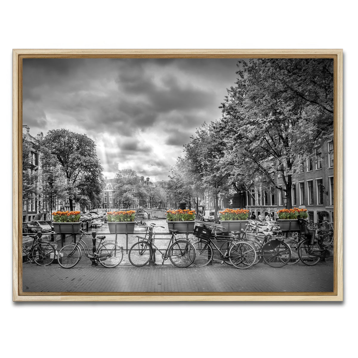 AUTO-MOCKUP WHITE | A Typical Amsterdam | 1 Piece | Natural Framed Canvas | group=4x3