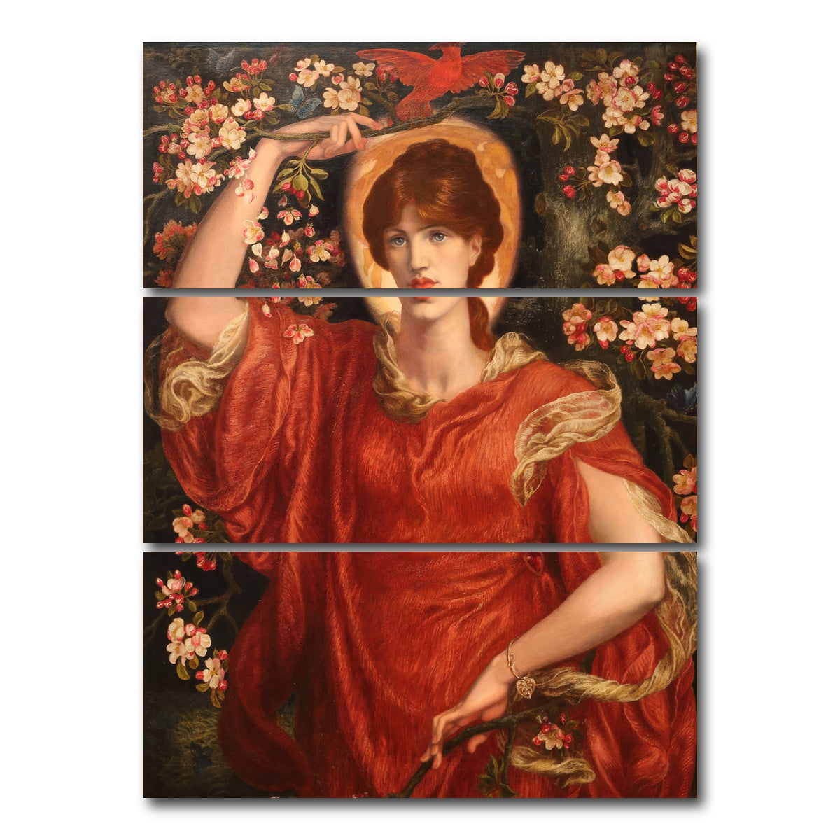 AUTO-MOCKUP WHITE | A Vision of Fiammetta | 3 Piece | Gallery Wrap Canvas | group=8x18_stacked