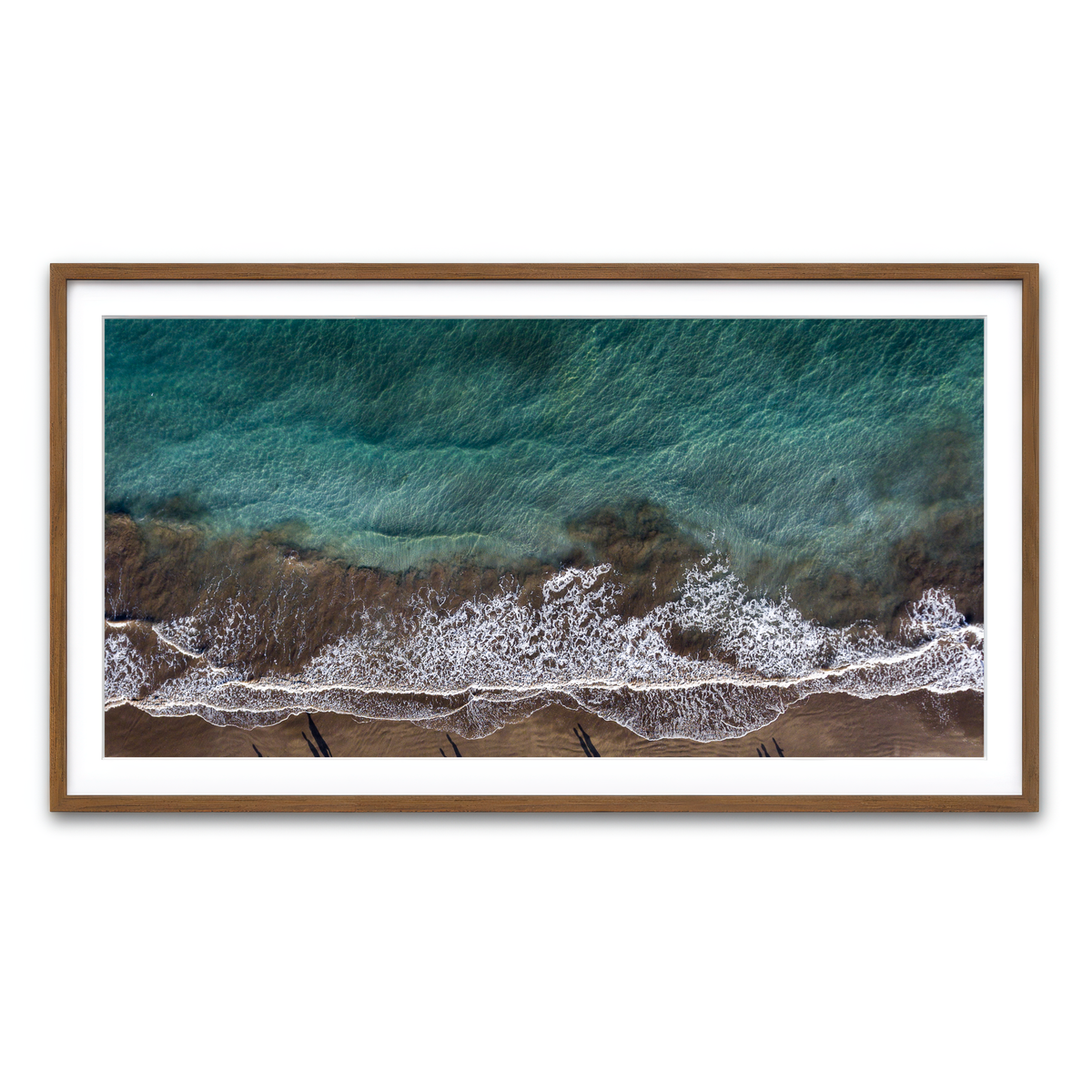 Framed Print 2x1 Walnut