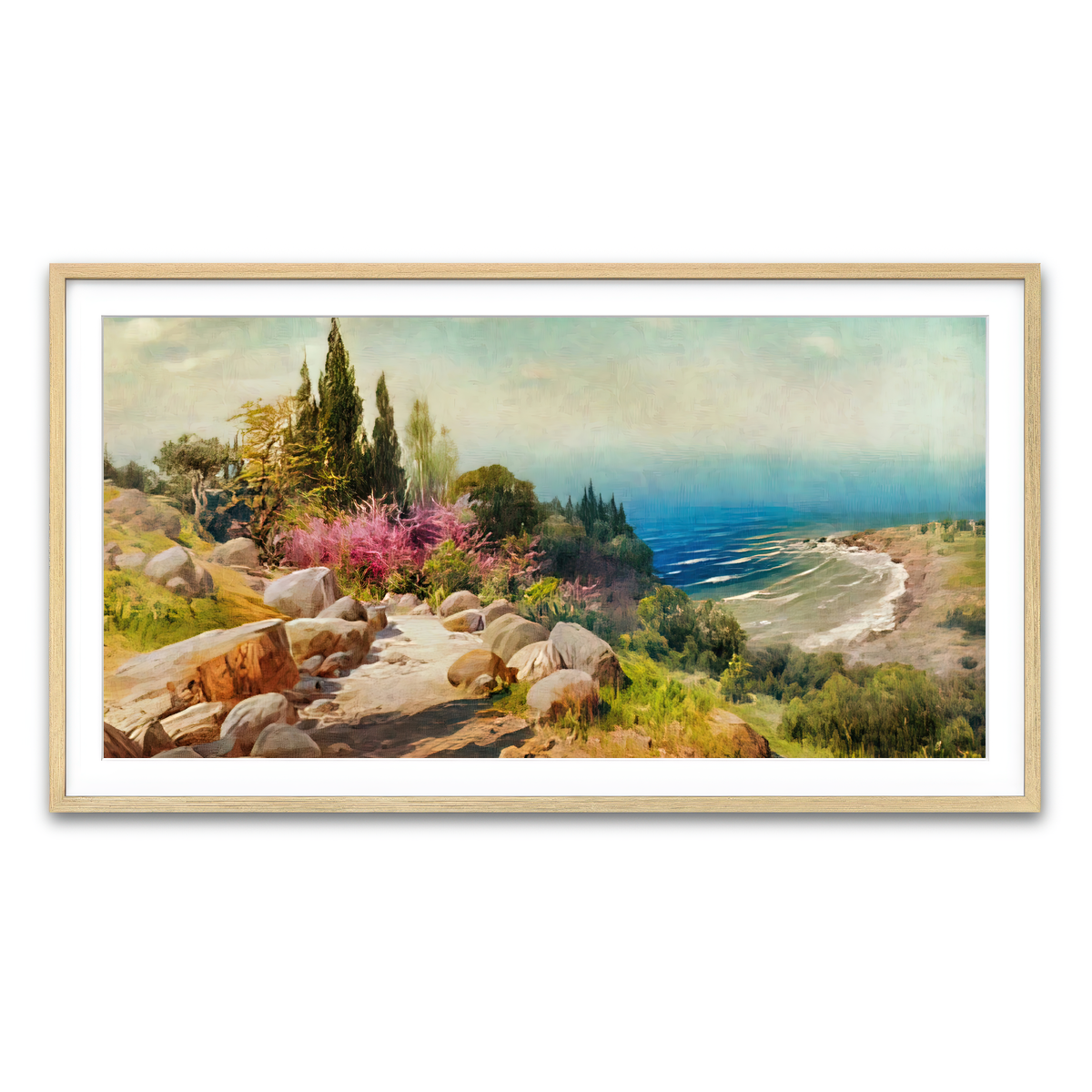 Framed Print 2x1 Natural