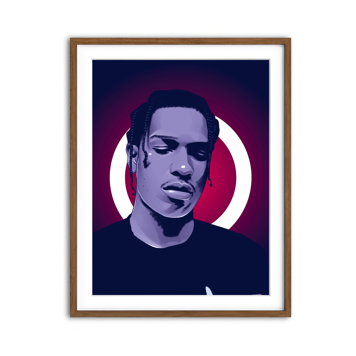 Framed Print 3x4 Walnut