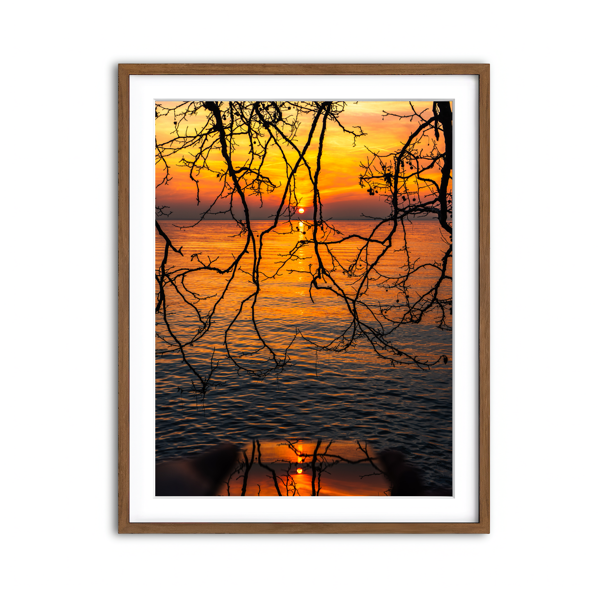 Framed Print 3x4 Walnut