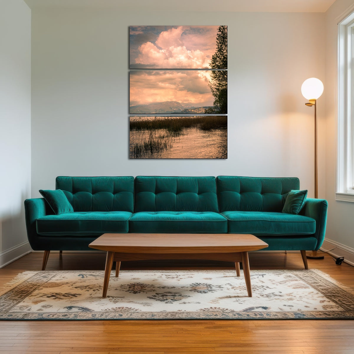 AUTO-MOCKUP ROOM | A painting from a Lake