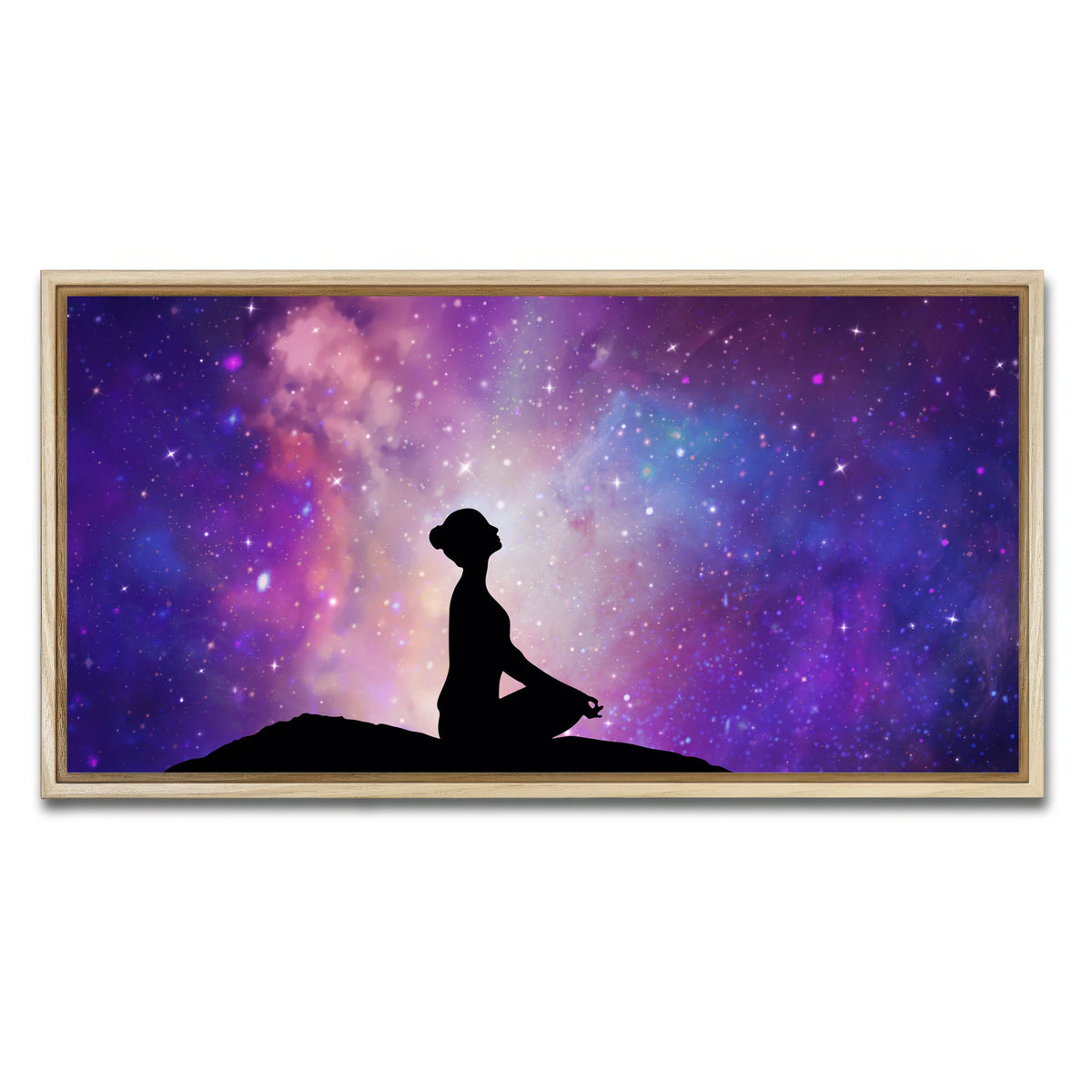 AUTO-MOCKUP WHITE | A spiritual journey | 1 Piece | Natural Framed Canvas | group=2x1