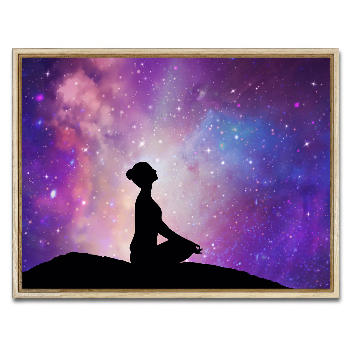 AUTO-MOCKUP WHITE | A spiritual journey | 1 Piece | Natural Framed Canvas | group=4x3