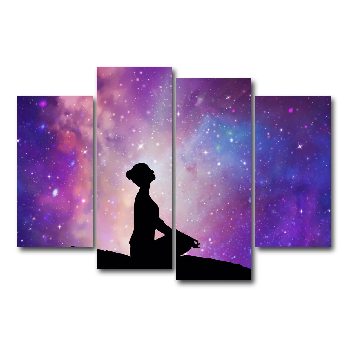 AUTO-MOCKUP WHITE | A spiritual journey | 4 Piece | Gallery Wrap Canvas | group=4_short