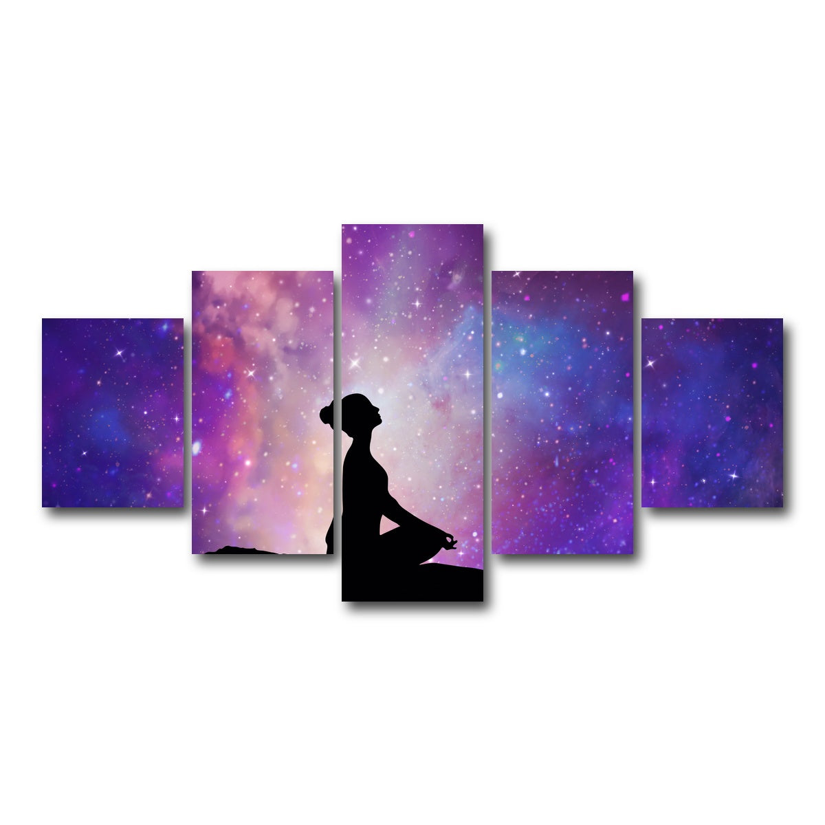 AUTO-MOCKUP WHITE | A spiritual journey | 5 Piece | Gallery Wrap Canvas | group=5_short