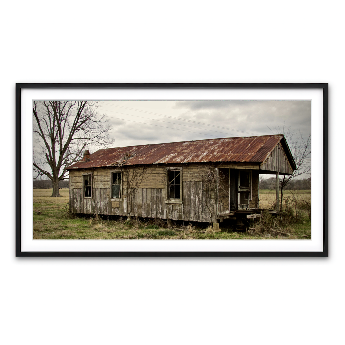 Framed Print 2x1 Black