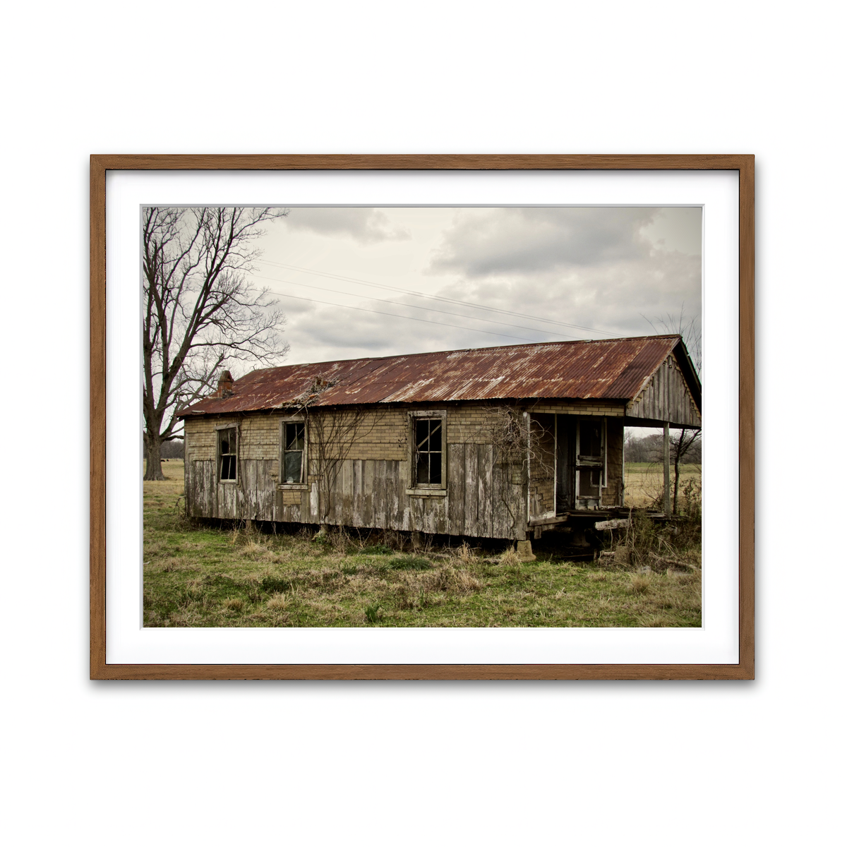 Framed Print 4x3 Walnut