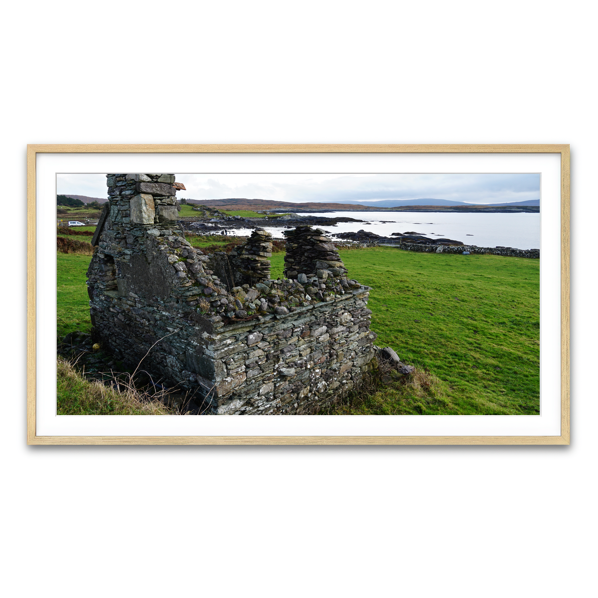 Framed Print 2x1 Natural