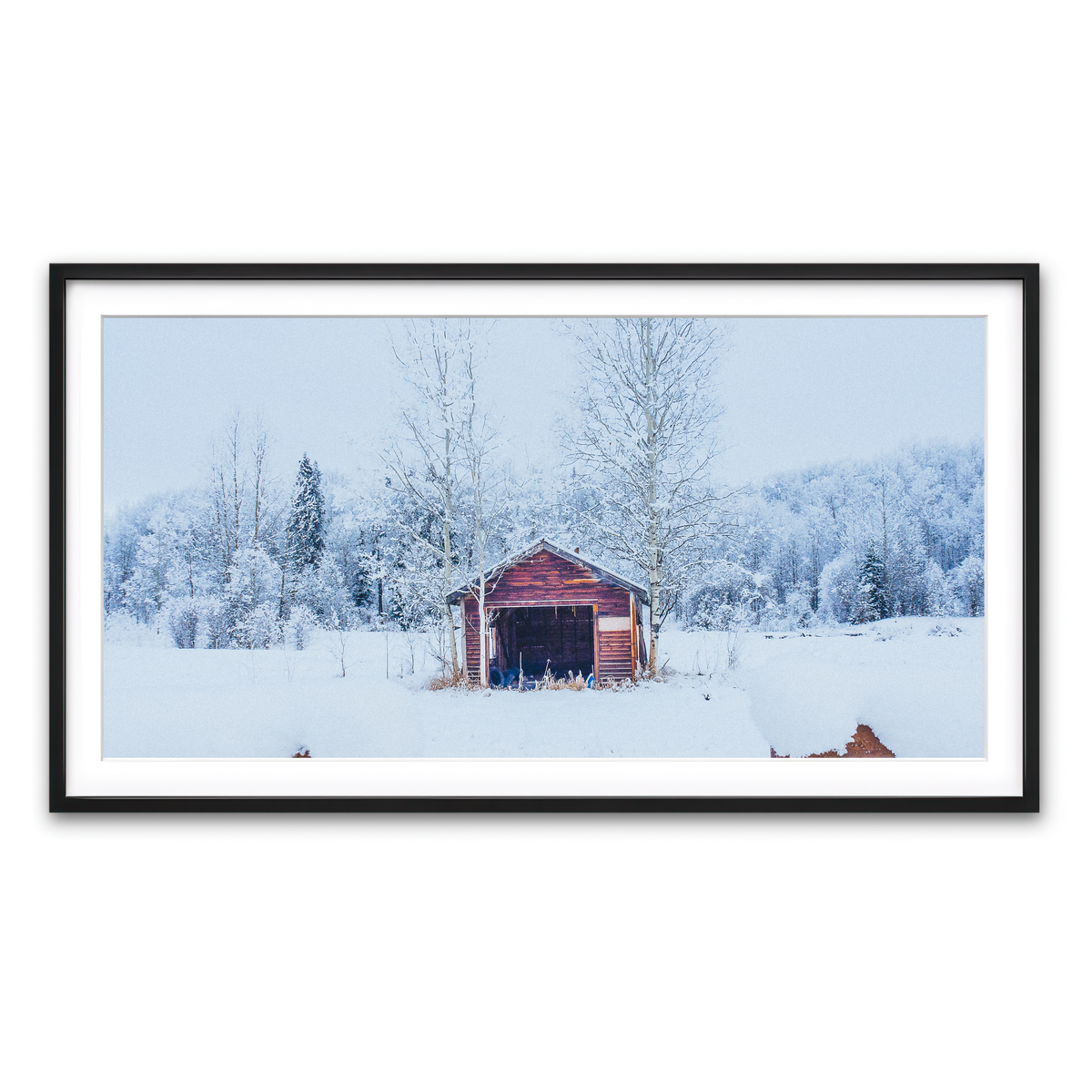 Framed Print 2x1 Black