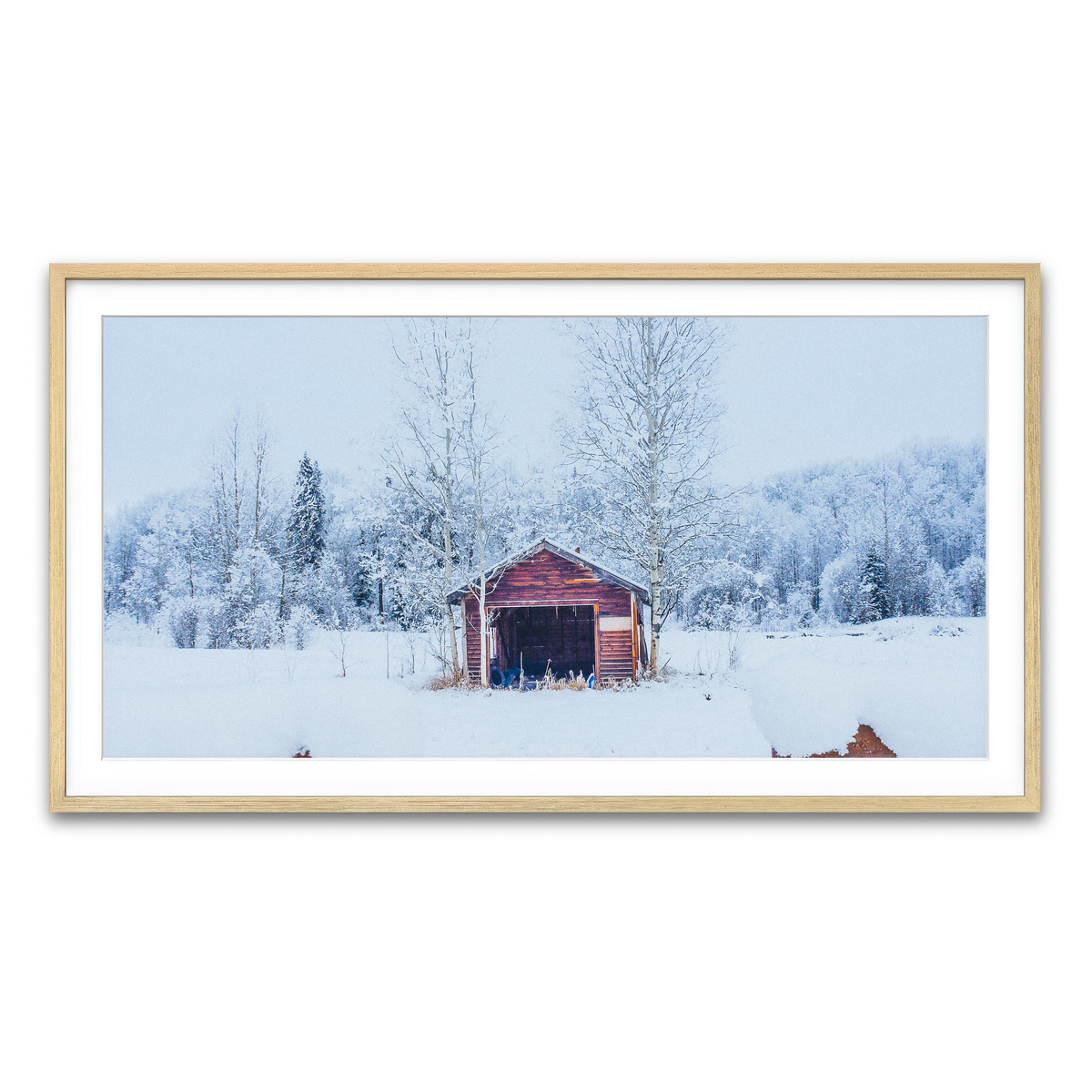 Framed Print 2x1 Natural