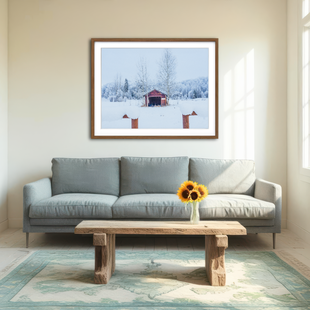 AUTO-MOCKUP ROOM | Abandoned Shed Wall Art