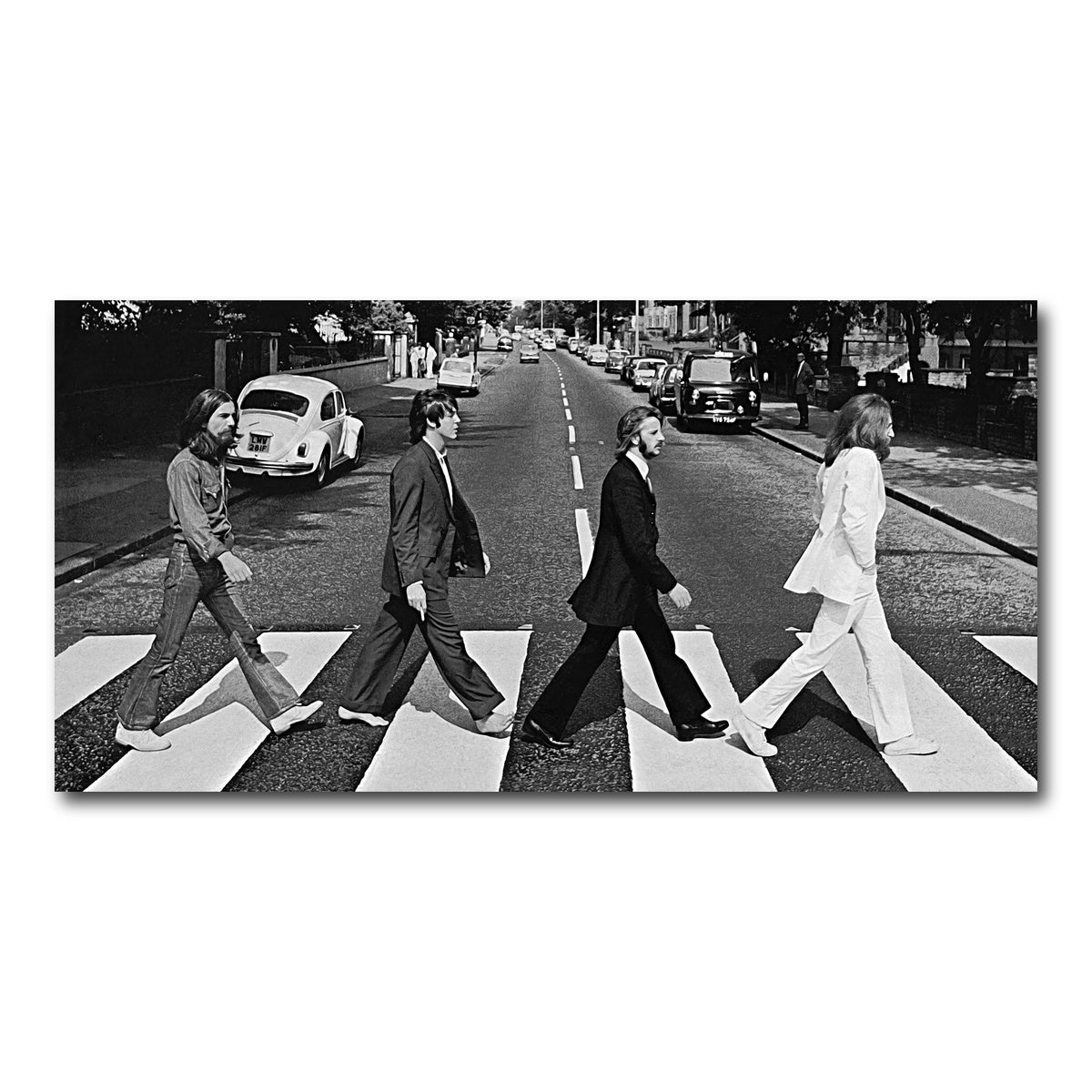 AUTO-MOCKUP WHITE | Abbey Road Grayscale | 1 Piece | Gallery Wrapped | group=2x1