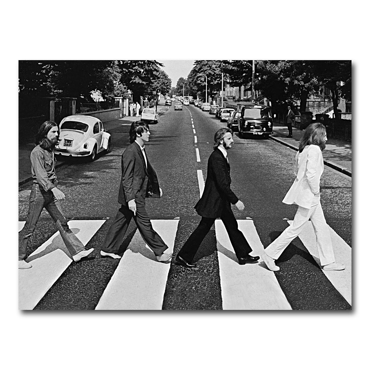 AUTO-MOCKUP WHITE | Abbey Road Grayscale | 1 Piece | Gallery Wrapped | group=4x3
