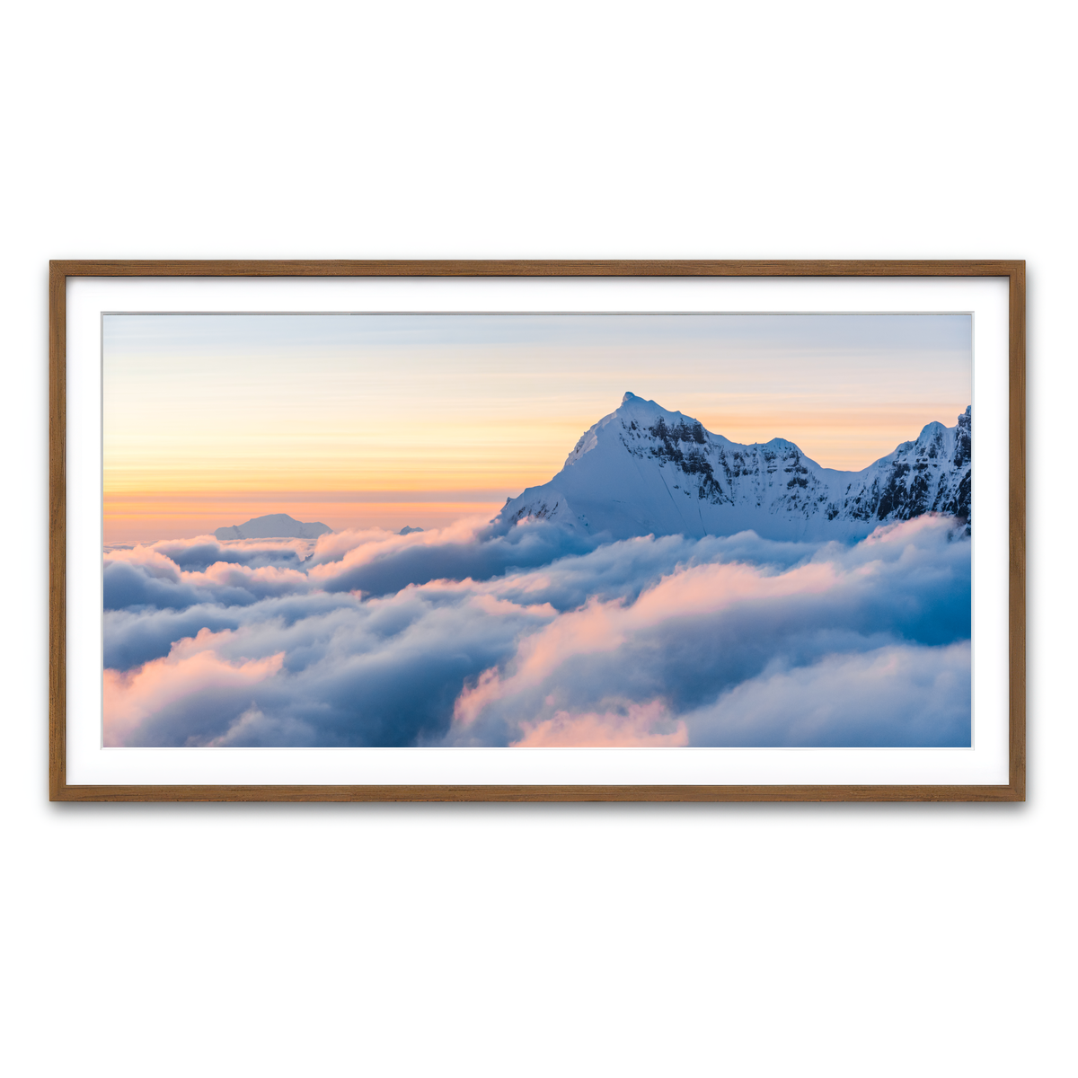 Framed Print 2x1 Walnut