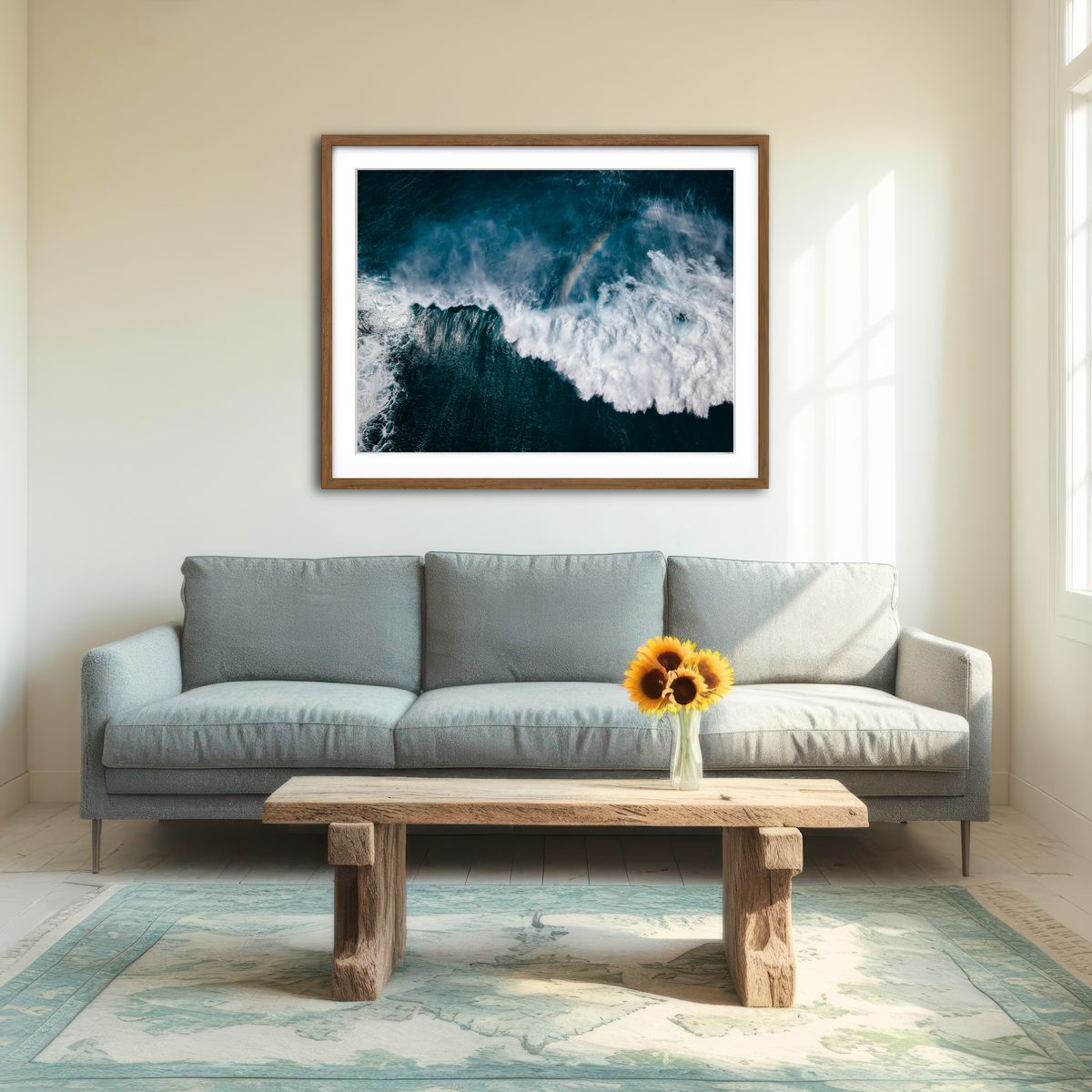 AUTO-MOCKUP ROOM | Above the Waves Wall Art