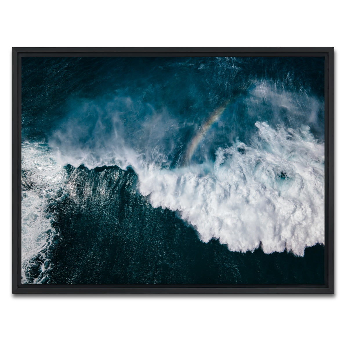 AUTO-MOCKUP WHITE | Above the Waves | 1 Piece | Black Framed Canvas | group=4x3