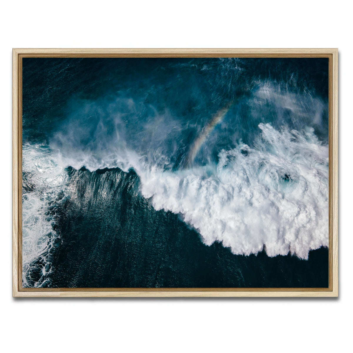 AUTO-MOCKUP WHITE | Above the Waves | 1 Piece | Natural Framed Canvas | group=4x3