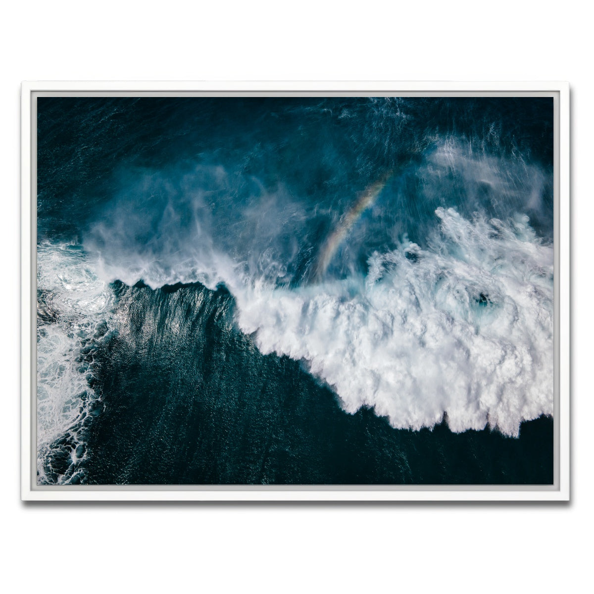 AUTO-MOCKUP WHITE | Above the Waves | 1 Piece | White Framed Canvas | group=4x3