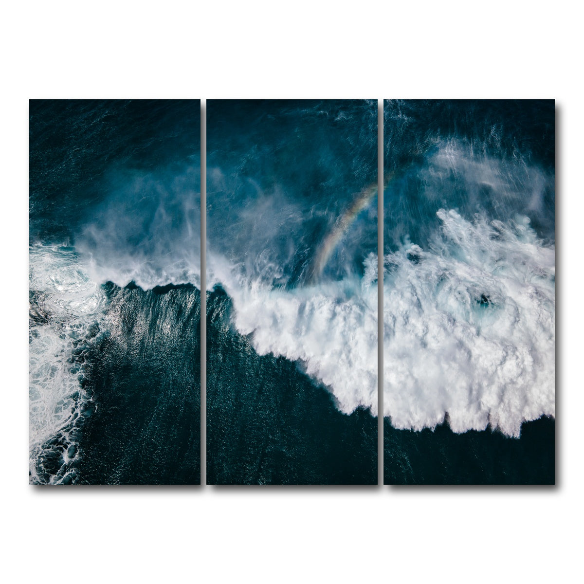 AUTO-MOCKUP WHITE | Above the Waves | 3 Piece | Gallery Wrap Canvas | group=8x18