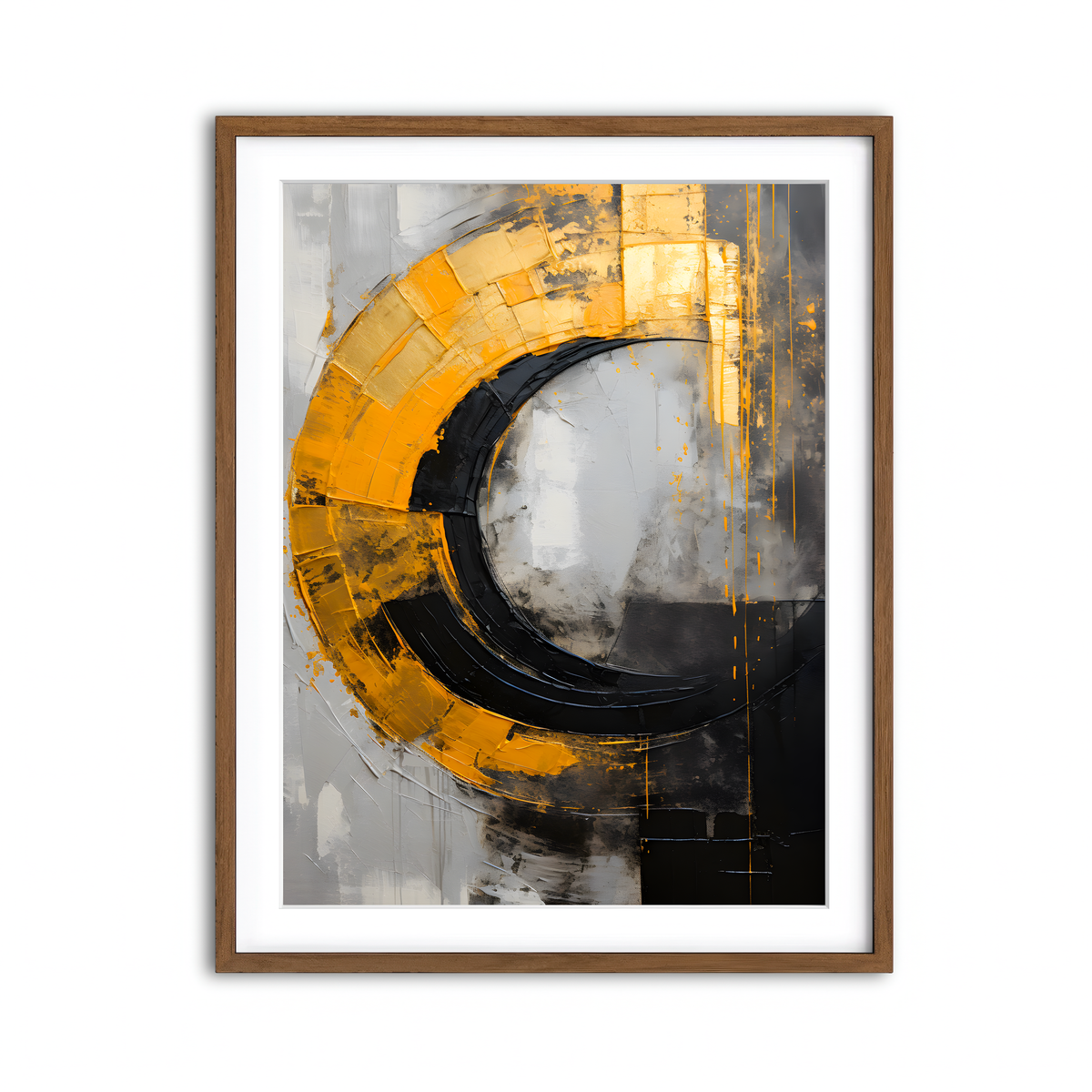 Framed Print 3x4 Walnut