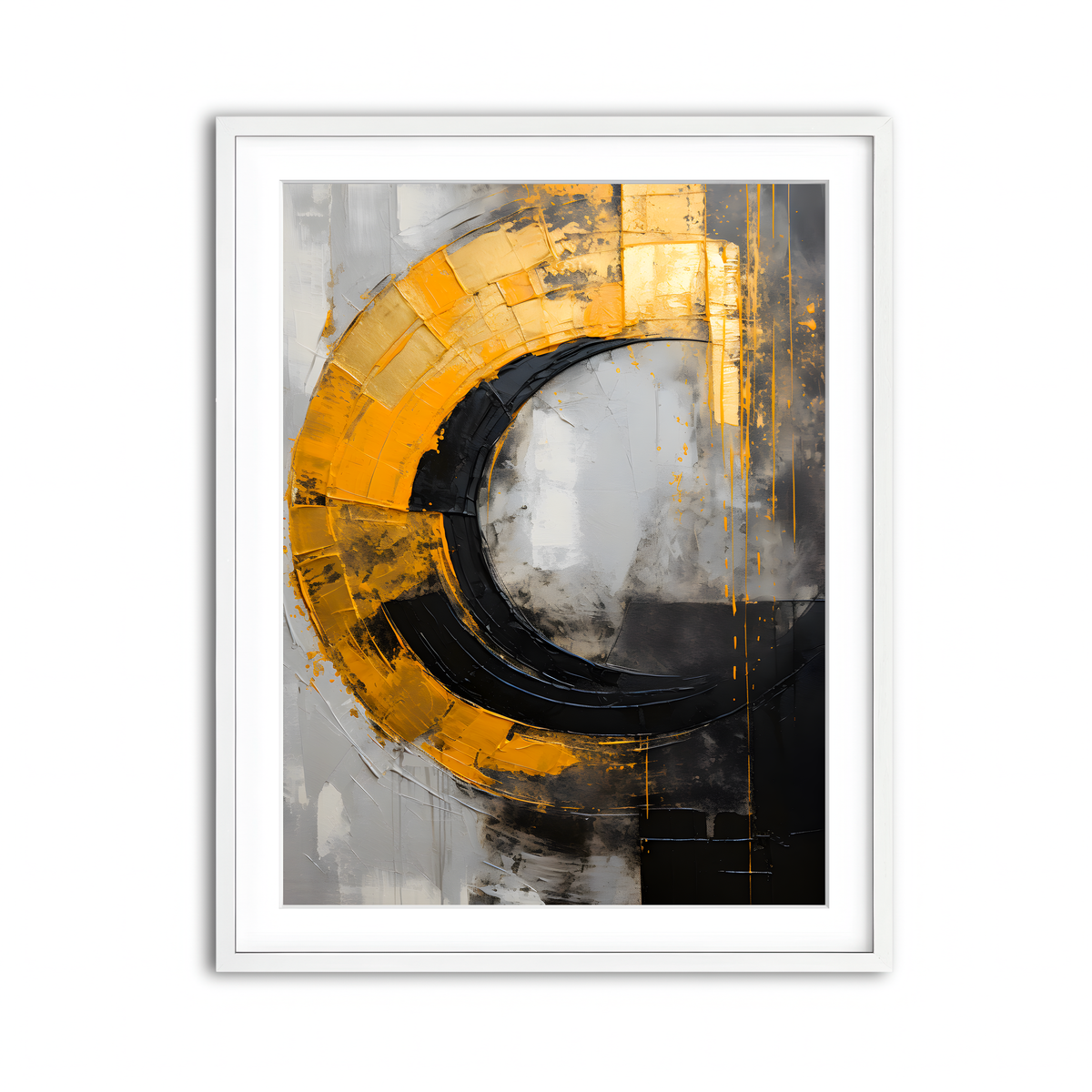 Framed Print 3x4 White