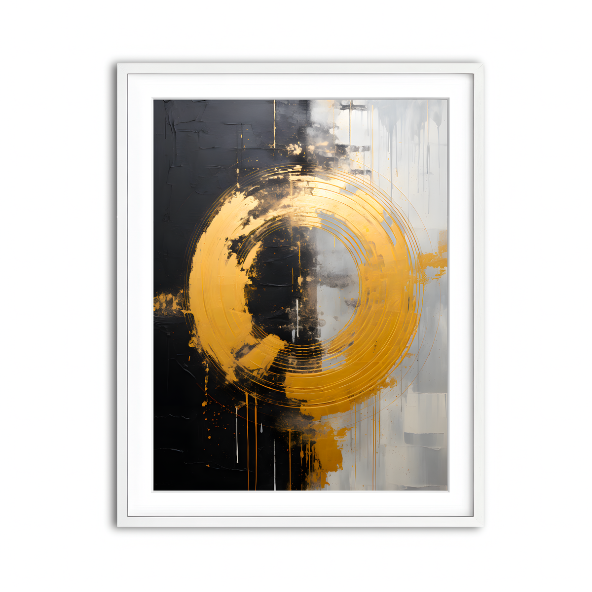 Framed Print 3x4 White