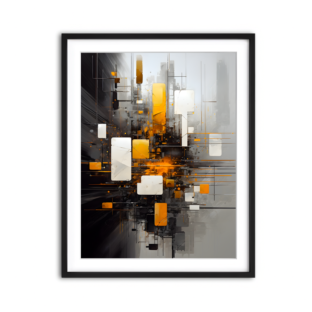 Framed Print 3x4 Black