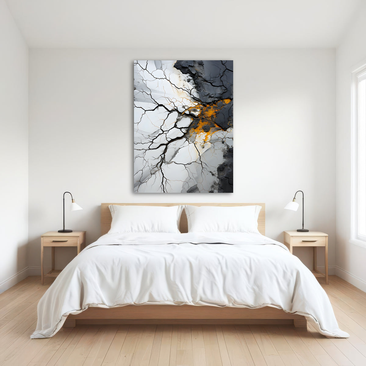 AUTO-MOCKUP ROOM | Abstract - Black gold shapes 15