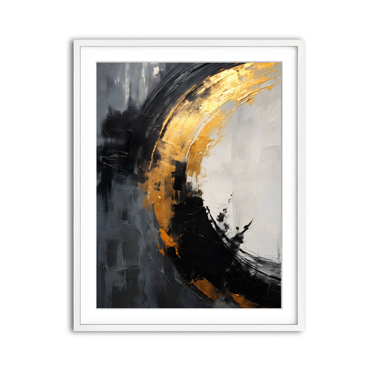 Framed Print 3x4 White