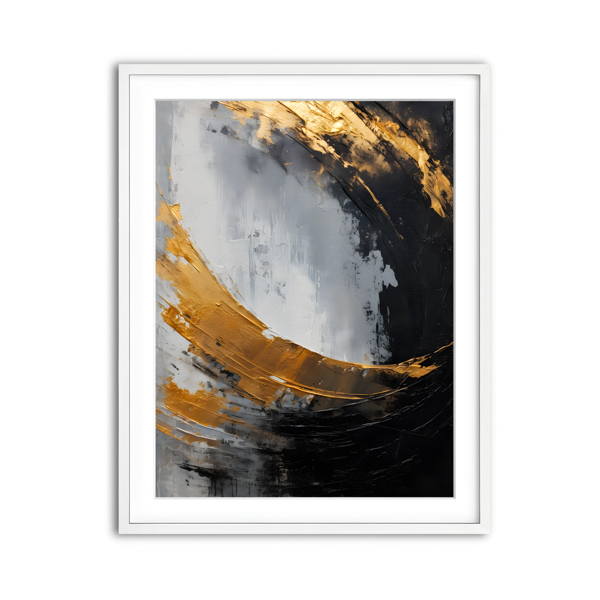 Framed Print 3x4 White