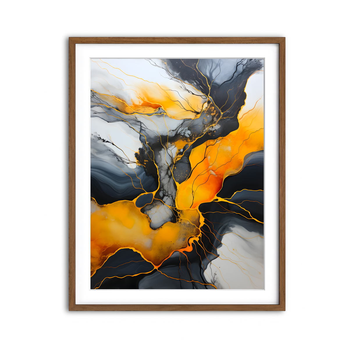 Framed Print 3x4 Walnut