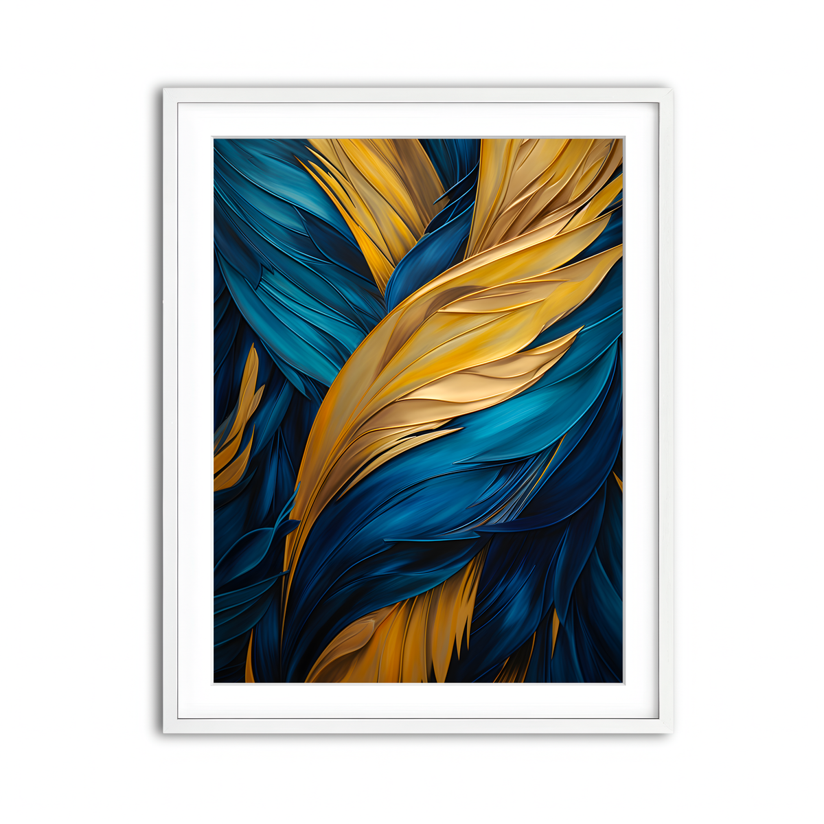 Framed Print 3x4 White