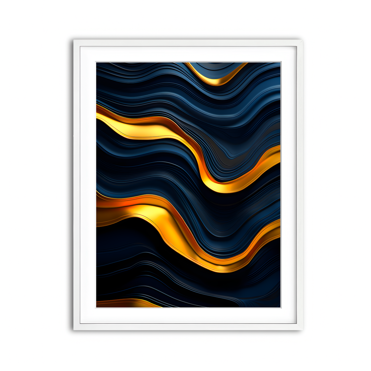 Framed Print 3x4 White