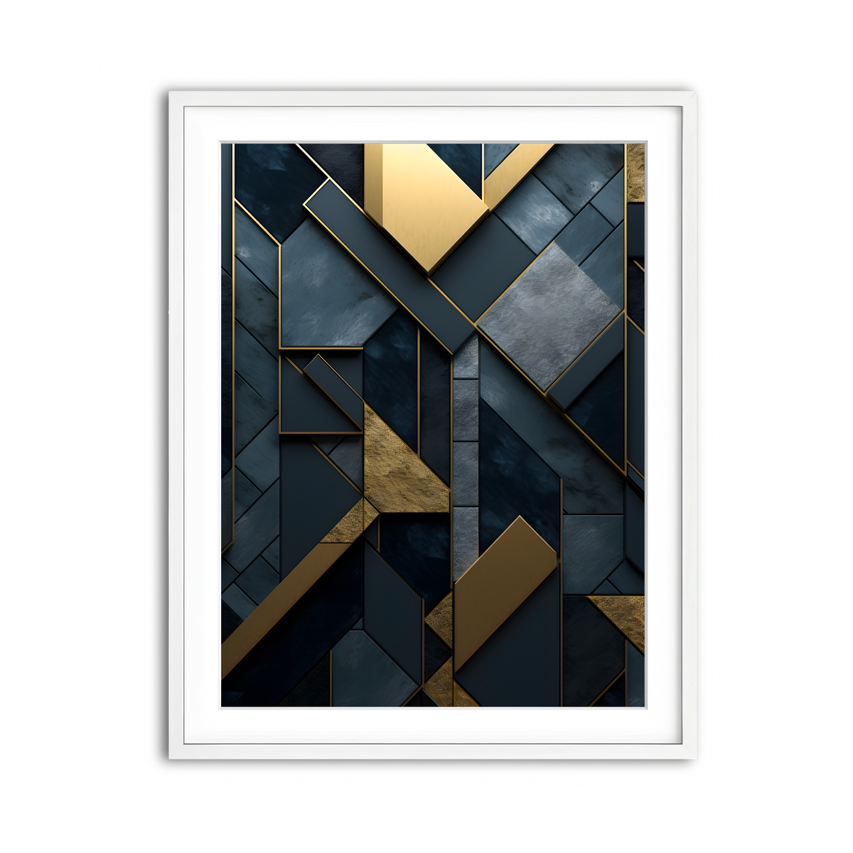 Framed Print 3x4 White