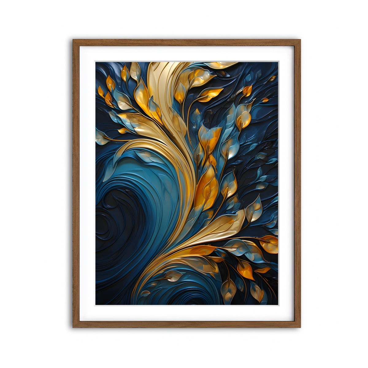 Framed Print 3x4 Walnut
