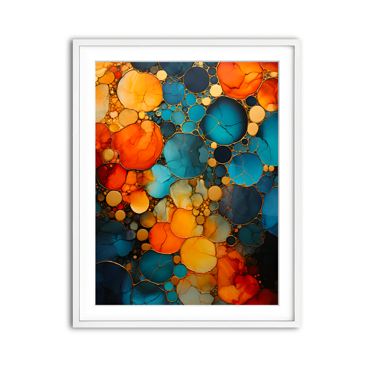 Framed Print 3x4 White